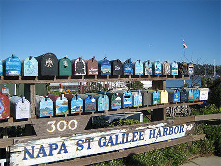 Boîtes aux lettres à Sausalito