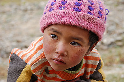 Portrait d'enfant pris au Zanskar