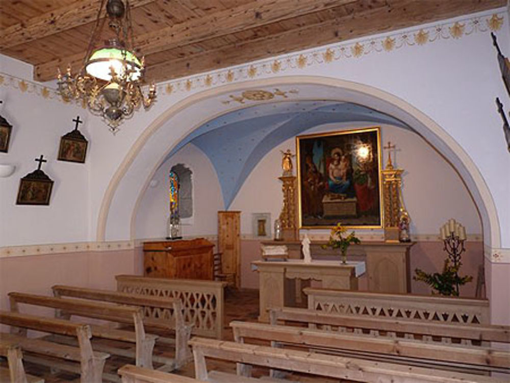 Intérieur de la Chapelle Notre Dame des Neiges