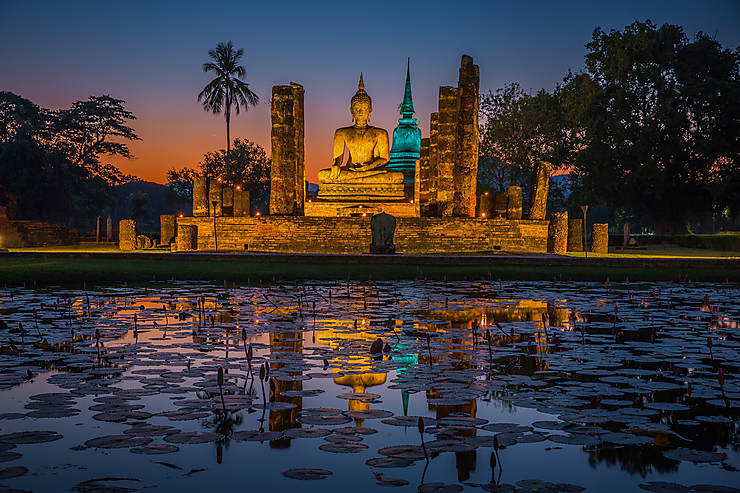 Les temples de Sukhothai, Thaïlande