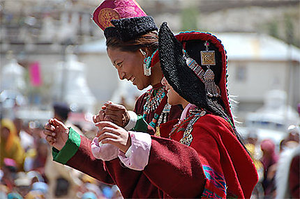 Lors du festival du Ladakh 2009 à Leh