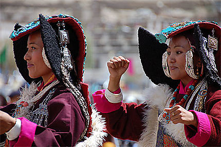 Lors du festival du Ladakh 2009 à Leh