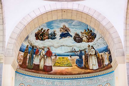 Alger - Peinture du Choeur de Notre-Dame d'Afrique