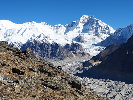 Cho Oyu et le glacier Ngozumpa, Népal