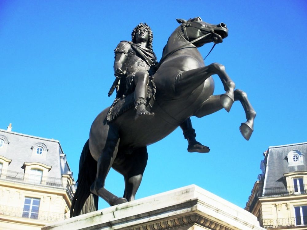 Louis XIV,  statue équestre