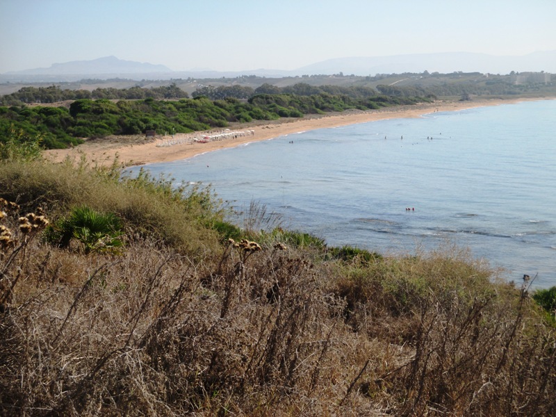 Plage vue de la réserve naturelle de Sélinonte Plage vue de la réserve naturelle de Sélinonte