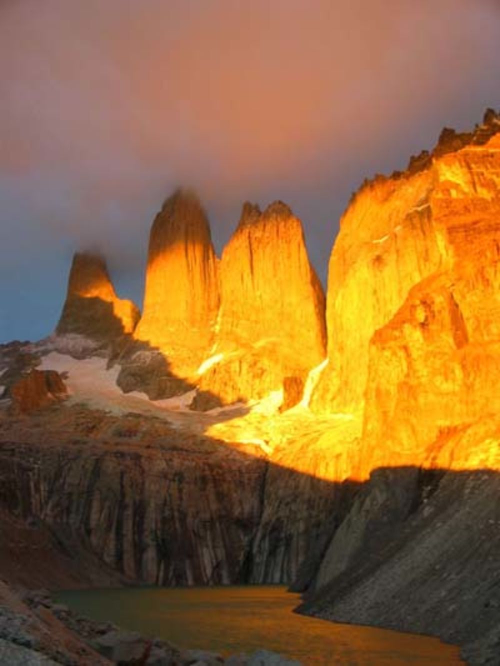 Lever de soleil sur Las Torres