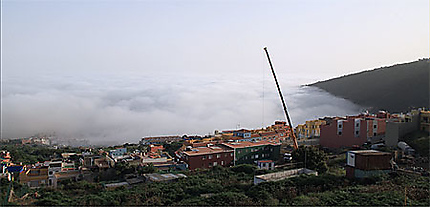 Vallée de la Orotava sous les nuages