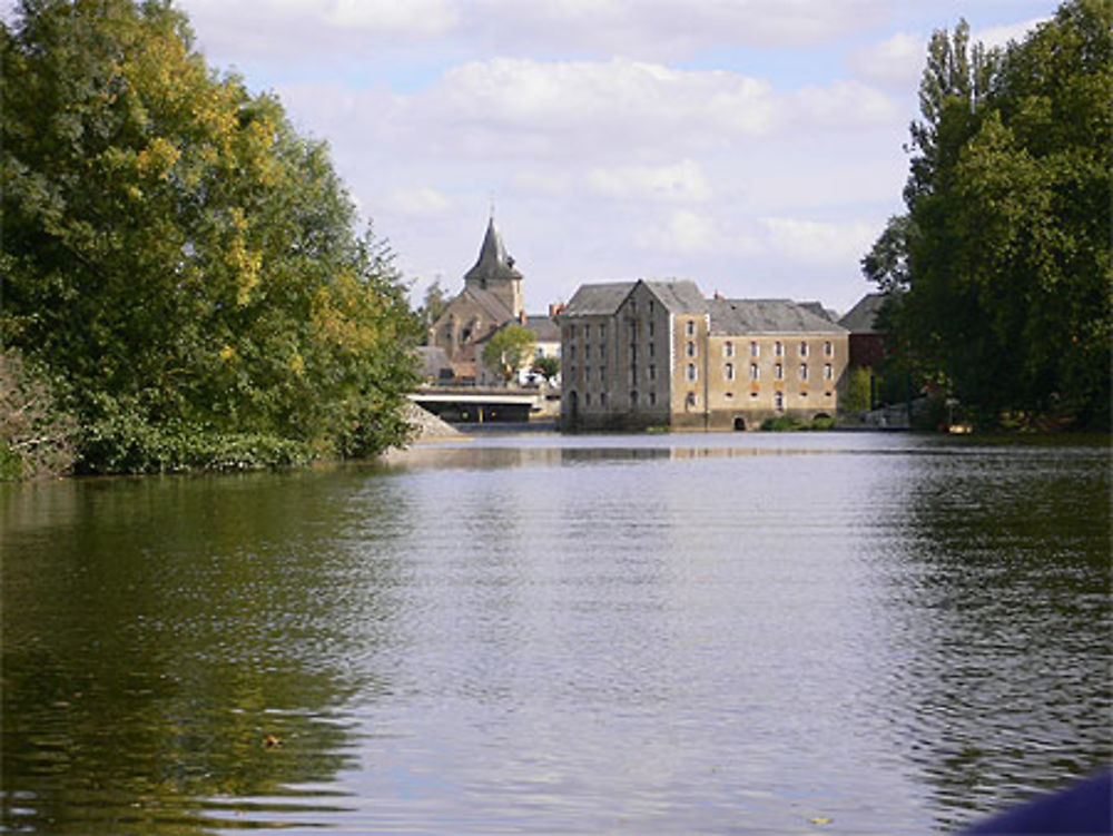 Arrivée à Malicorne par la Sarthe