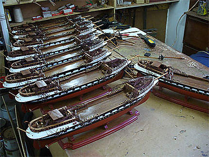 Fabrique de maquettes de bateaux