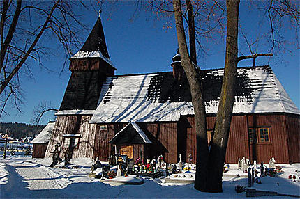 Eglise en bois à Bialka Tatrzanska