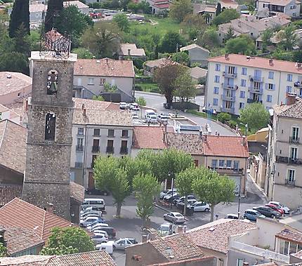 Village vu depuis le haut des Pénitents