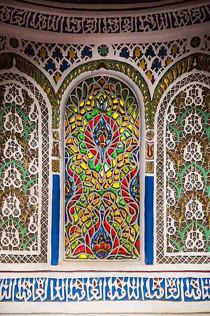 Mausolée Moulay Idriss II, détail mihrab