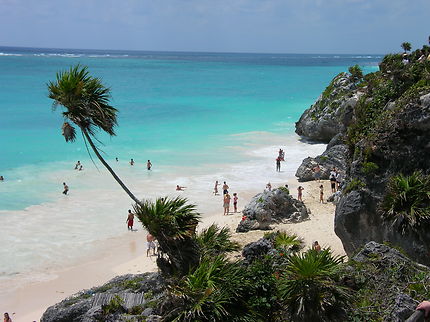 Tulum beach au Mexique