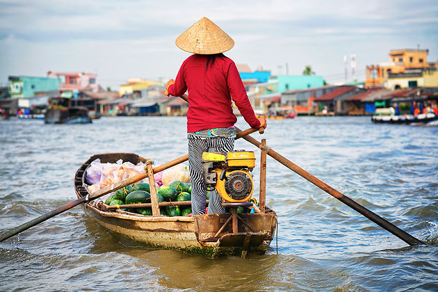 Sillonner le delta du Mkong - Vietnam