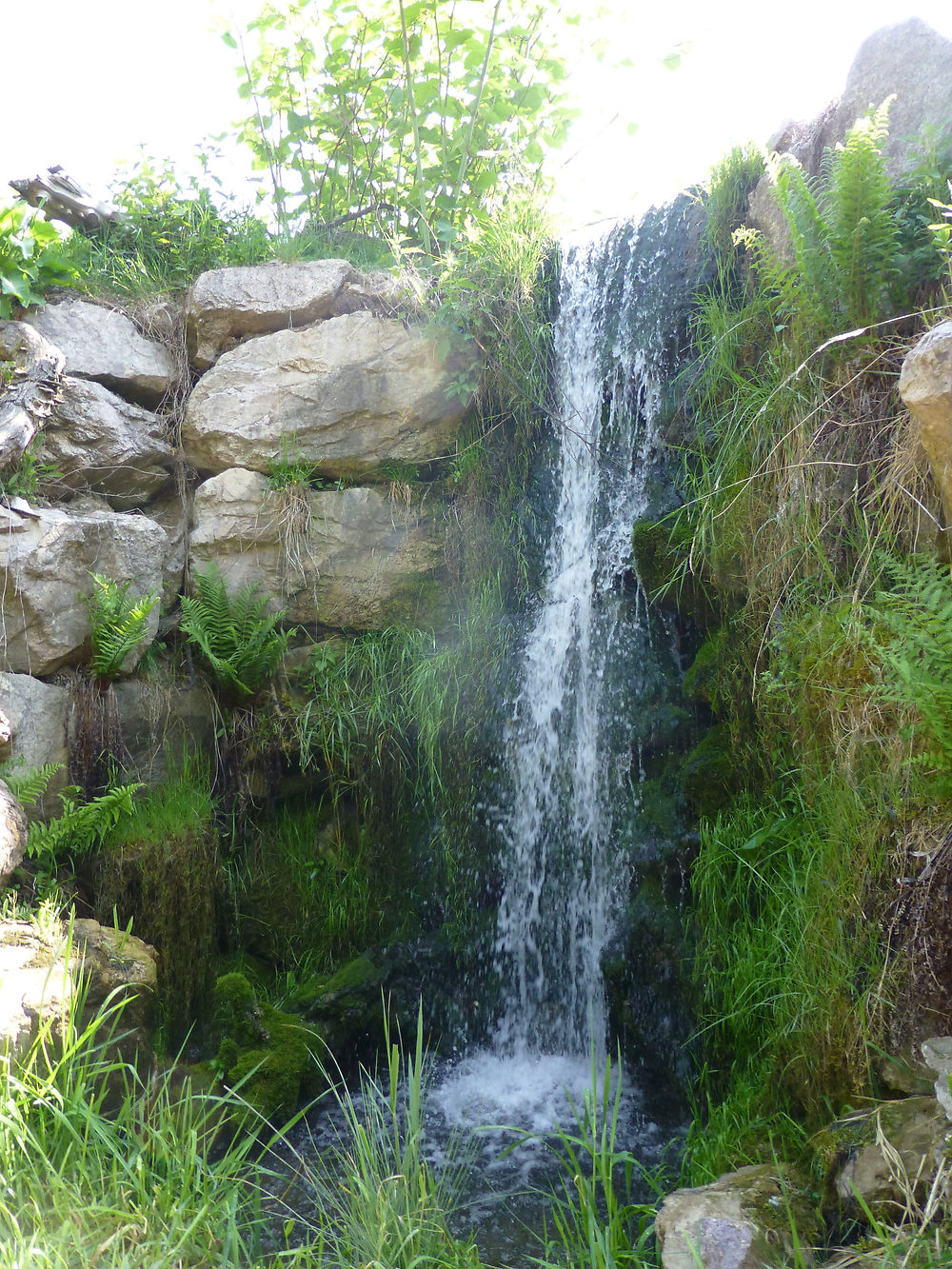 Mini cascade à Hunawihr