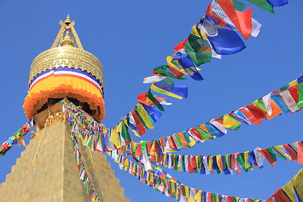 Le plus grand Stupa à Bodhnath