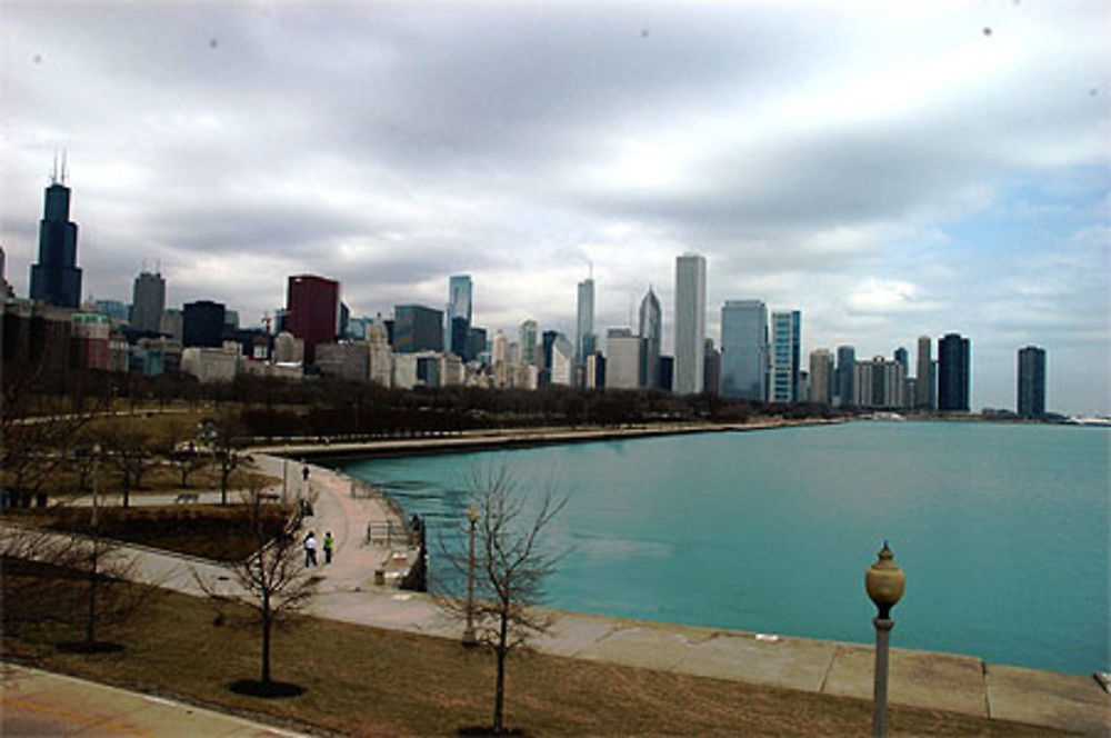 Skyline vue de Grant Park