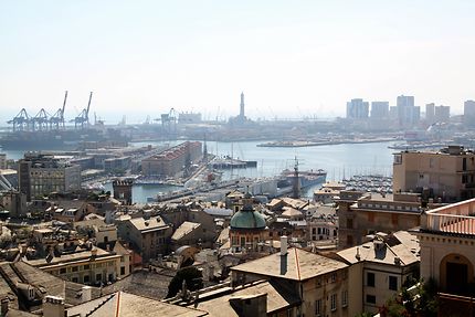 Genova, vue sur le port