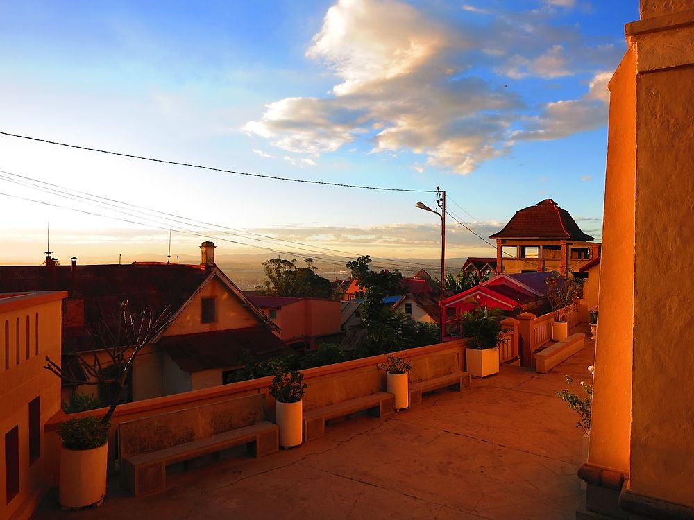 Coucher de soleil sur Tana