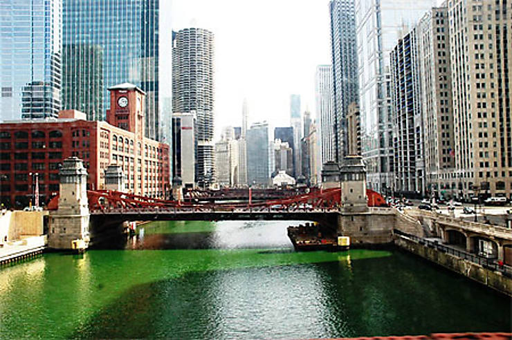 Marina City et Chicago River - Alain Ponchon