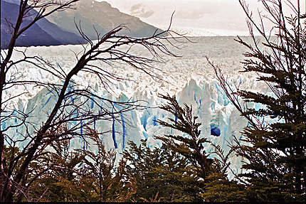 Une façade du glacier Perito Moreno