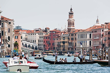 Venise - C'est animé sur le Grand Canal