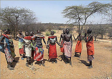 Samburu - Welcoming the visitors