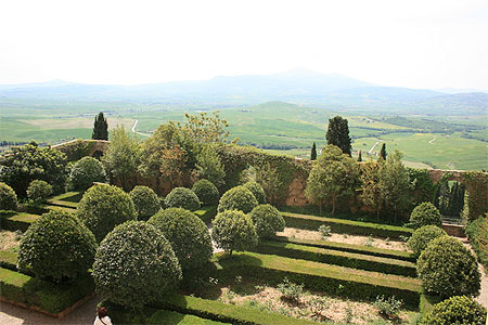 Les jardins du palazzo Piccolomini Les jardins du palazzo Piccolomini
