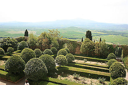 Les jardins du palazzo Piccolomini