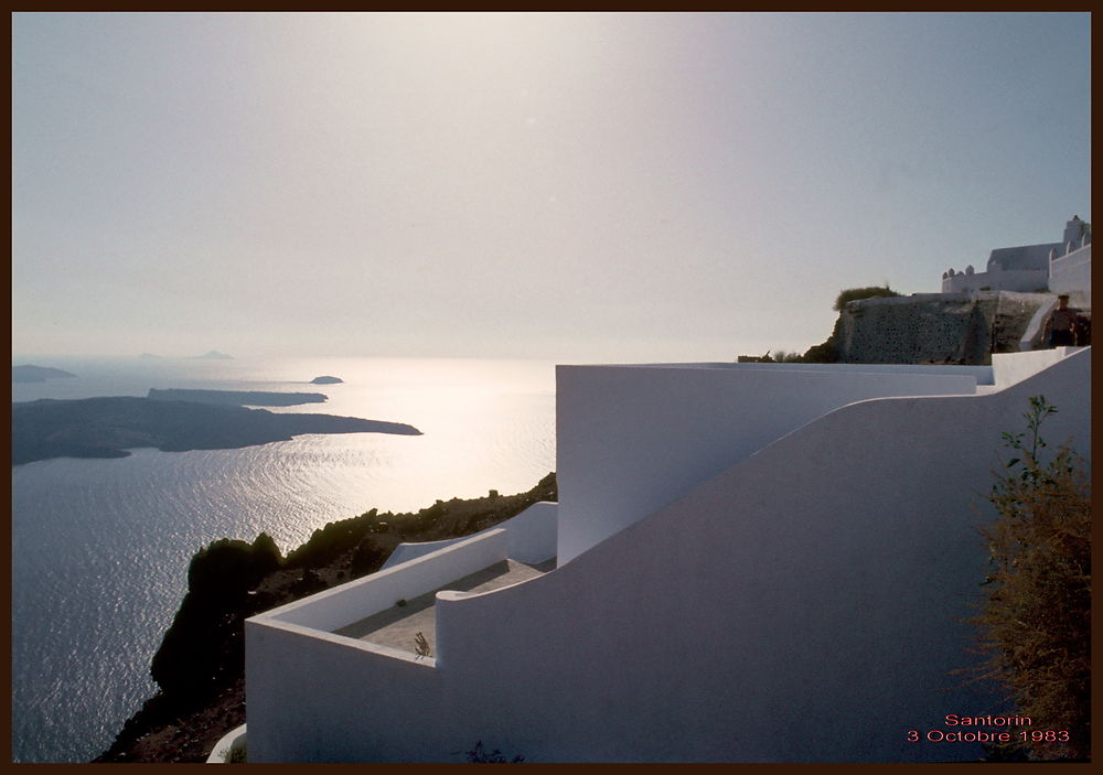 Village d'Imérovigli à Santorin