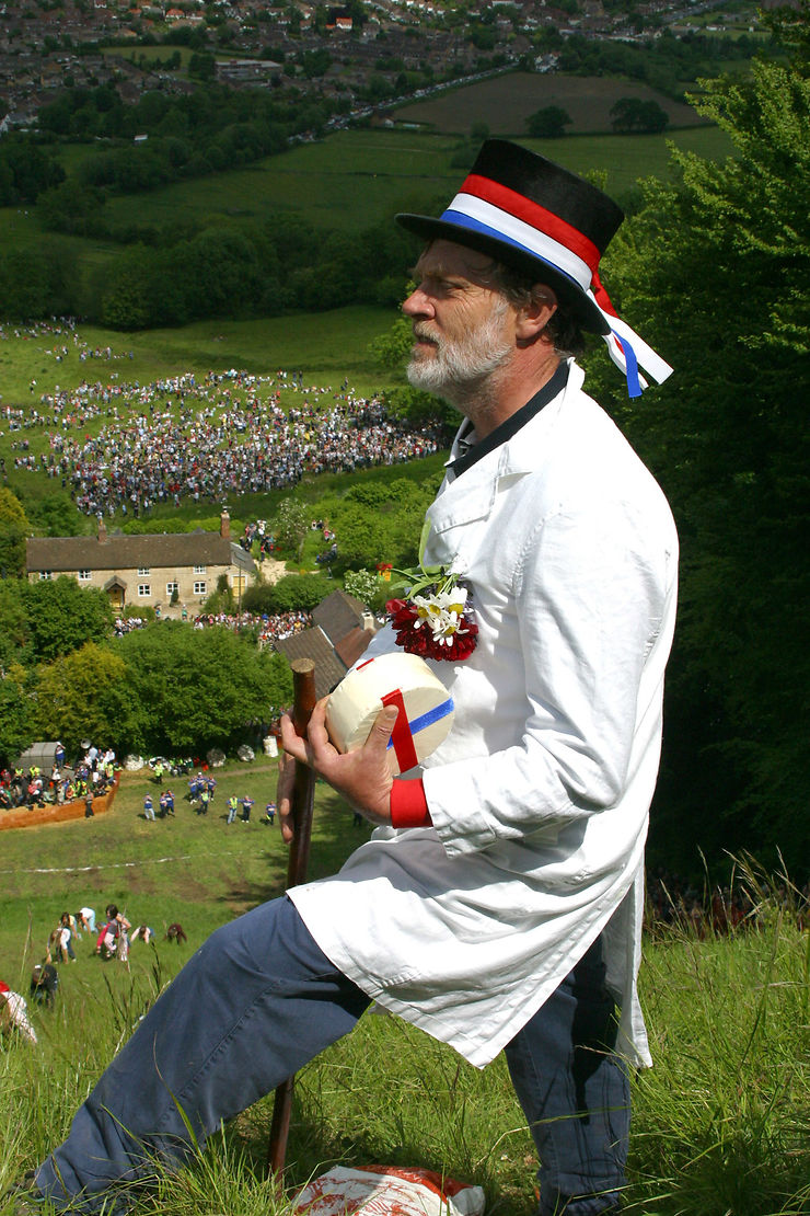 Cheese Rolling à Coopers Hill (Angleterre)