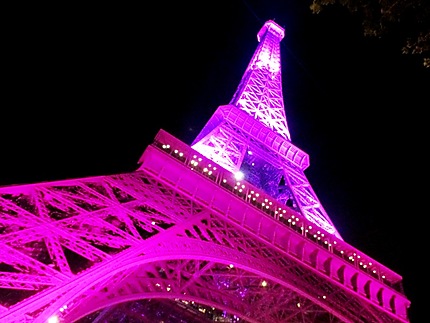 La tour Eiffel en rose