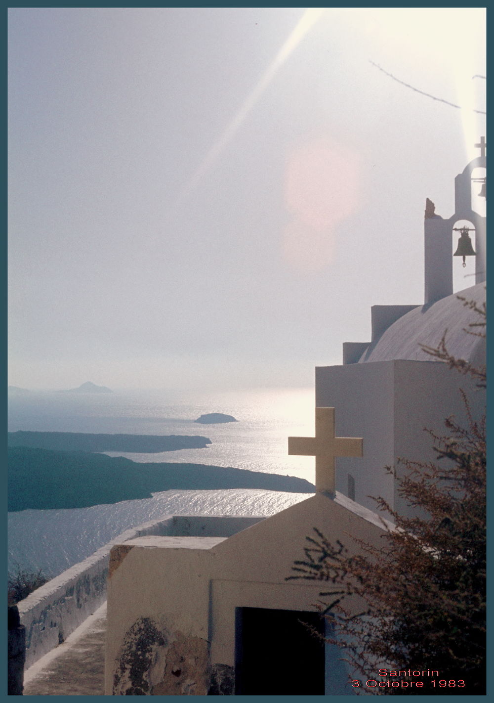 Village d'Imérovigli à Santorin