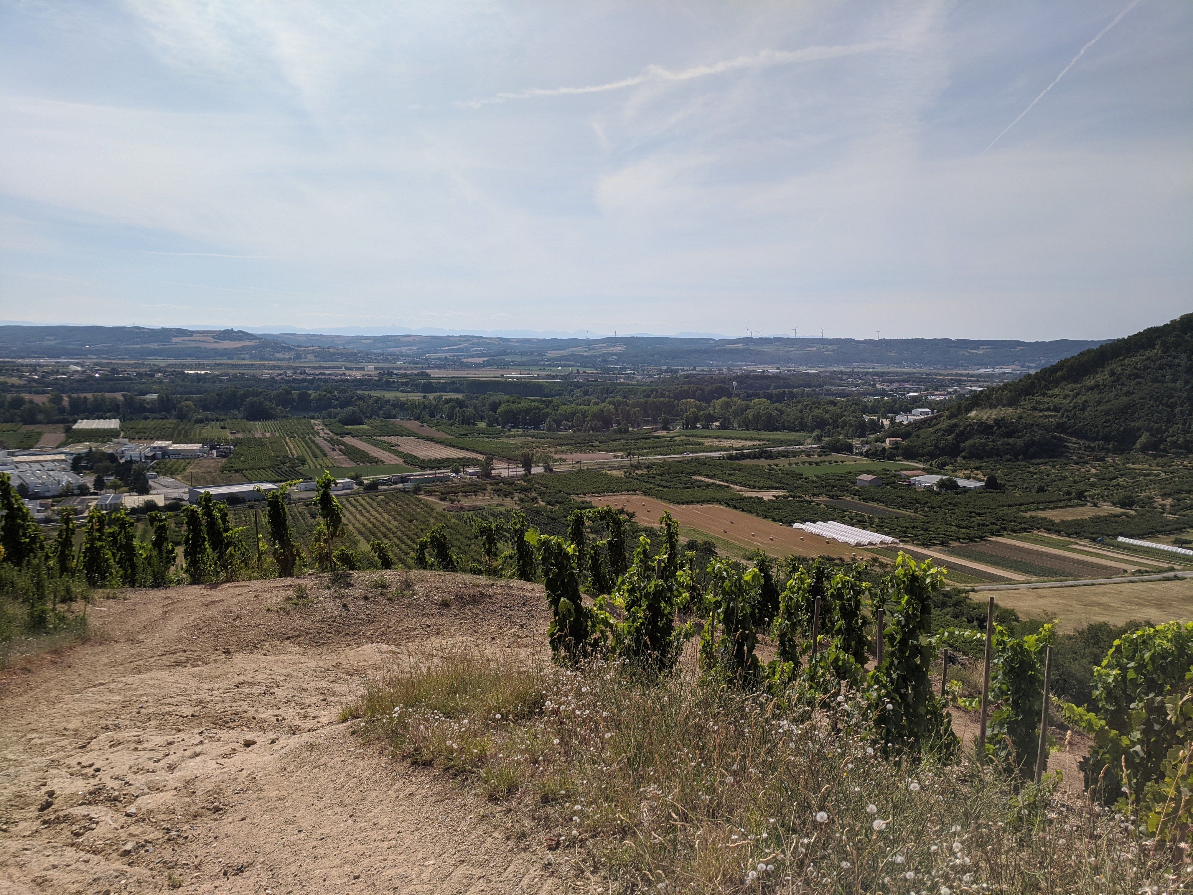 Panorama vallée du Rhône