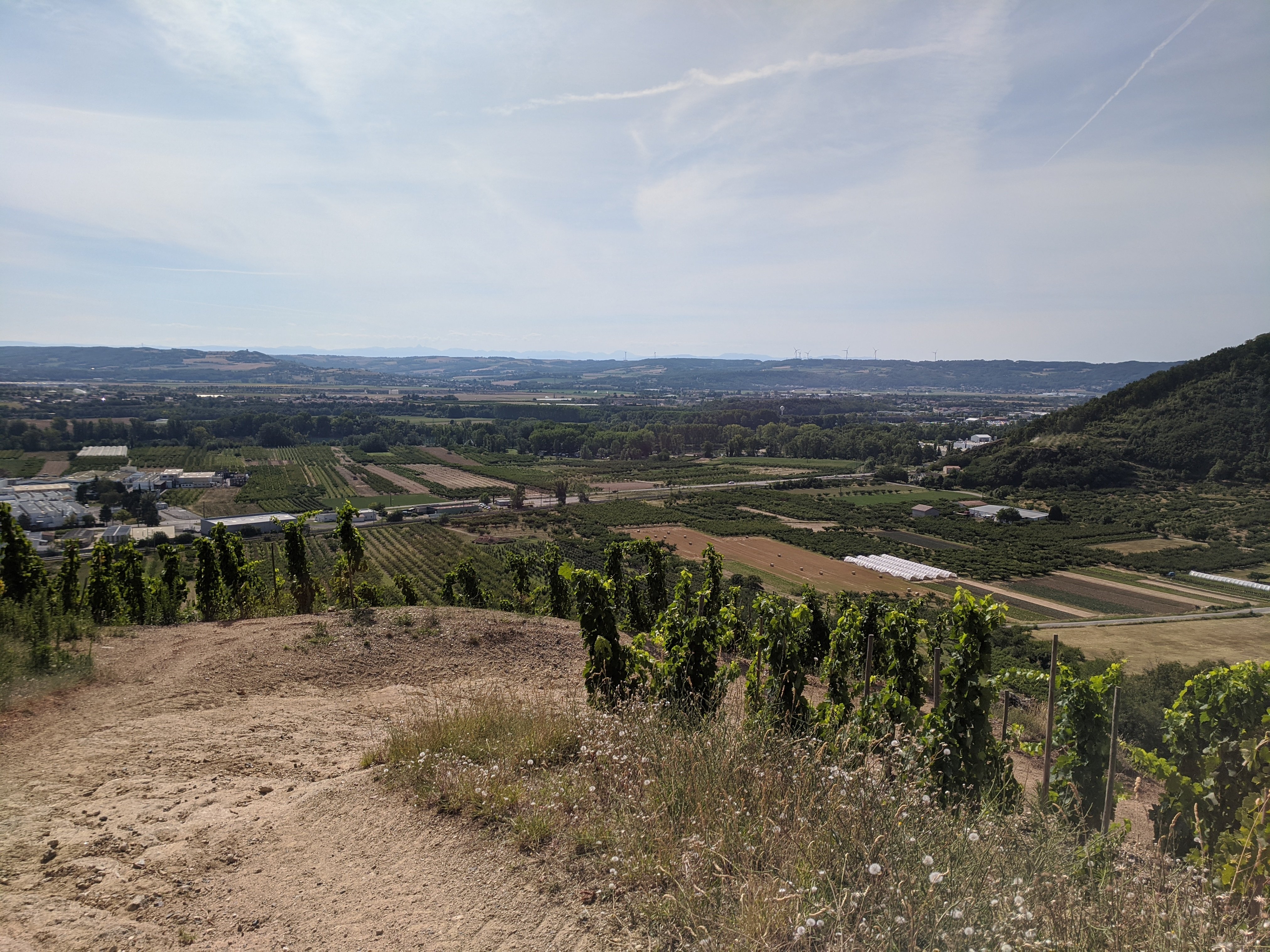 Panorama vallée du Rhône Panorama vallée du Rhône
