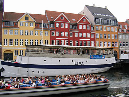 Maisons colorées du Quartier animé de Nyhavn