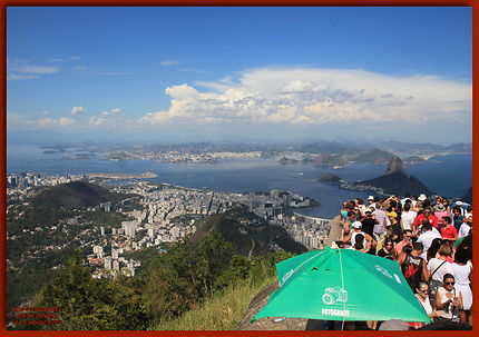 Vue du Corcovado à Rio de Janeiro