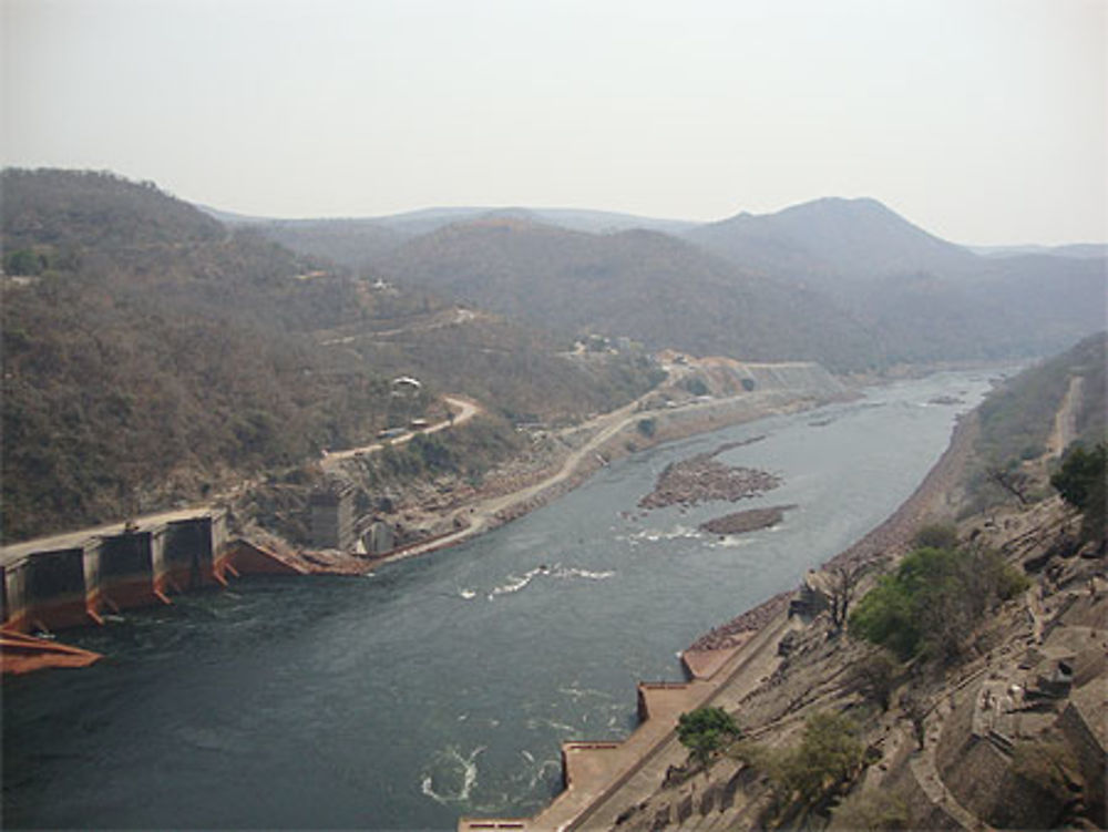 Le Zambèze après le barrage de Kariba