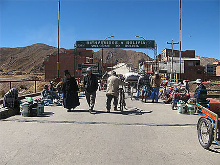 Frontière bolivienne à Desaguadero