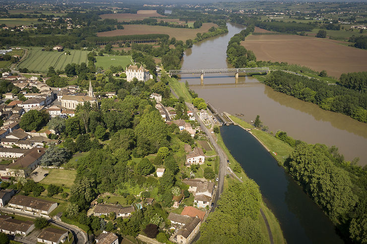 L'eau : le Sud Gironde, le long du canal de la Garonne