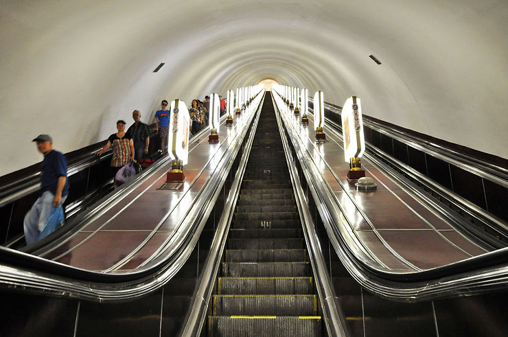 Le métro le plus profond : Kiev