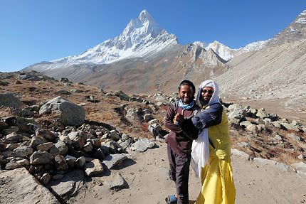 Baba Mauni, saint homme qui vit seul à Tapovan