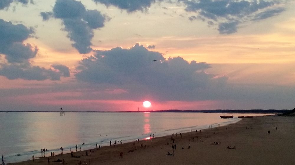 Coucher de soleil Plage de la Grande Cote