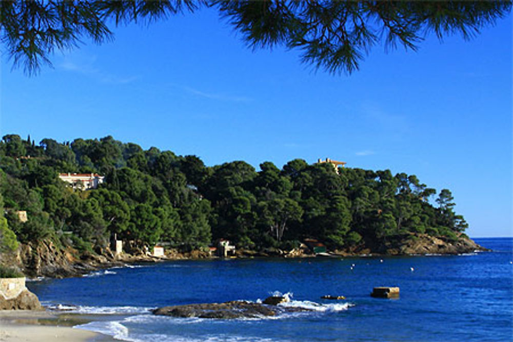 L'anse du Canadel et la pointe de Malpagne