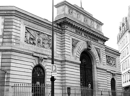 Ancienne Ecole Polytechnique Noir et blanc 5 me arrondissement