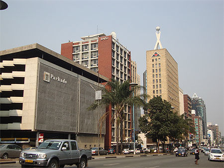 Le centre d'Harare