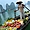 vendeuse de fruits, marché flottant, Baie Along