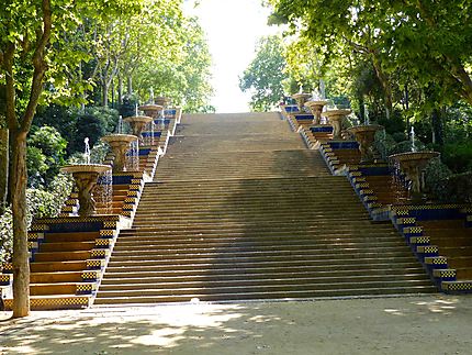 Escalier près du Musée des Arts catalans