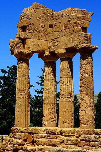 Agrigente : le temple de Castor et Pollux